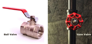 ball valve and gate valves